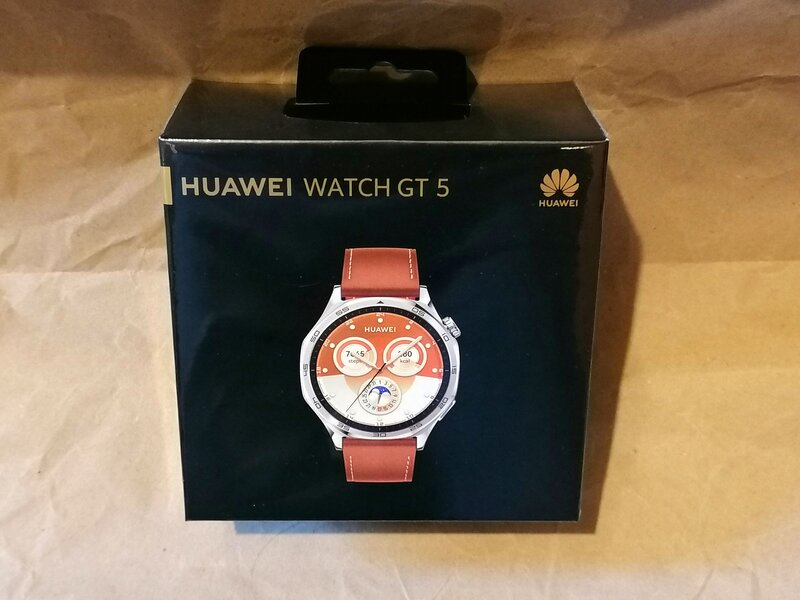 Smartwatch Huawei Watch GT 5,46 MM,brown leather strap,nou,sigilat,garantie